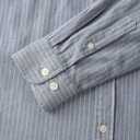 Dubinik Flannel Shirt for Men 100% Cotton Mens Flannel Shirts Long Sleeve Plaid Soft Casual Button Down Shirt Men (Gray, XXL)