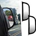 2Pcs Rear View Mirror Back Passenger Blind Spot Mirror, Car Side Mirror Wide Angle Rearview Mirror with Convex for Car SUV Rear Seat Car Door Open Safety