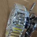 VONLUCE Ceiling Fans with Lights, 52" Crystal Ceiling Fan and Remote, 5 Blades, 6-Speeds Noiseless Reversible DC Motor, Chandelier Ceiling Fan for Farmhouse Bedroom Indoor, Nickel