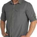 33,000ft Men's Long Sleeve Hiking Shirts Lightweight Quick Dry Sun Protection UV UPF 50 Fishing Shirt Outdoor Safari Travel, Size: Medium