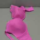 Curvy Couture Women's Sheer Mesh Plunge T-Shirt Bra (38J)
