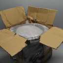 M MINGLE High Pressure Washer Hose Reel 150ft, Heavy Duty Steel Hose Reel, Manual Crank Power Washer Hose Reel with 3/8" Pressure Wash Whip Hose, Swivel Arm and Mounting Bracket, 4000 PSI