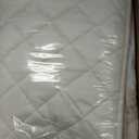 Velvet Bed Headboard Cover Slipcover - Stretch Quilted & Thicken Dustproof Protector for Queen/King, Washable Decorative Headboard Cover for Bedroom (Beige, 67x27.5 inch)