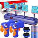 Targets for Nerf Guns, Electronic Auto Scoring Digital Reset Shooting Target for Nerf Practice, Ideal Gift Toy for Kids, Teens, Boys & Girls (4 targets)