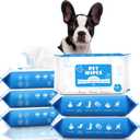 Dog Wipes for Paws and Butt - 600count/6packs Pet Wipes for Dogs and Cats, Puppy Wipes - Dog Grooming Wipes Cleaning Deodorizing - Fragrance Free Dog Face Wipes