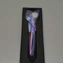 7" Chunker Shears Dog Grooming Rainbow, Thinner Blender Shears for Medium and Big Pets, Japanese Stainless Steel 440C Fur Trimming Scissors for Novice and Professional Groomers