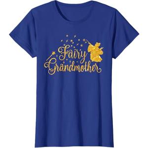 Fairy Grandmother Fairytales Grandma Granny Ever Mothers Day T-Shirt (X-Small, Royal Blue)