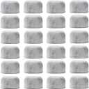 Pack of 24 Replacement Charcoal Water Filters for All Cuisinart And Braun Coffee Machines - Cuisinart and Braun Compatible (NOT KEURIG) Filters Fit Both Newer & Older Models Coffee Makers