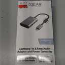 Lightning to 3.5 mm Audio Adapter and Power Converter