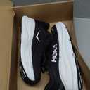 Hoka Men's Bondi 9 (12 Wide, Black/White)