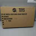 Hot Wheels Track Set with 1:64 Scale Toy Car, 4 Intersections for Crashing, Powered by a Motorized Booster, Criss-Cross Crash Track 