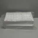 DEKAVA Cabinet, 2 Pack Under Sink Organizer, 2 Tier Sliding Bathroom Kitchen Organizer, Large White ABS Baskets, Easy Install & Clean