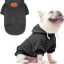 BEAUTYZOO Dog Hoodie for Small Medium Large Dogs, Winter Autumn Warm Dog Clothes, Puppy Warm Clothing, SM Size Dogs, Female and Male, Sweatshirt (S (Back: 12",Chest: 16", Neck: 10"))