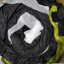 3 Inch Memory Foam Camping Mattress, Dual Layer Thick Sleeping Camp Pad for Car Tent Cot, Roll-Up Portable Glamping Floor Bed for Guests Sleepover (Avocado Green)