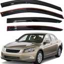 LABLT Window Vent Visor Rain Guard Shade Replacement for Honda Accord 4Door Sedan 2008 2009 2010 2011 2012