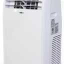 Uhome 12000 BTU Portable Air Conditioner with Heater up to 400 Sq. Ft, Ac Heater Combo Window Unit, Portable AC Unit with Dehumidifier & Fan, Cools & Heats,Remote Control and Window Kit Included,White