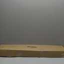 TONIAL1 Inch Double Curtain Rods 140 to 195 Inches, Heavy Duty Decorative Long Drapery Rod for Windows 128 to 190 Inches (5.75 to 11.7 ft) with Classic Cap Finial, Black