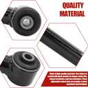 2-3 Lift Front Upper & Lower Control Arms for 2009-2023 Dodge Ram 2500 3500 4WD, Adjustable Upper & Lower Control Arm Kit-4PCS