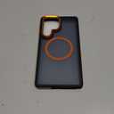 JAME for Samsung Galaxy S25 Ultra Case, [Compatible with Magsafe], [Military-Grade Protection], [with Camera Stand Guard] Shockproof Slim Fit Phone Case for Samsung Galaxy S25 Ultra Case, Orange