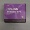 Invisible Strapless Sticky Bra Push up for Women, Ultra Adhesive Bra for Backless Dress, Cleavage Bra Lift Novelty Bras (A Cup, Light Beige)