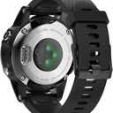 ANCOOL Compatible with Fenix 5S/6S/7S Bands 20mm Easy Fit Silicone Watch Bands Replacement for Fenix 8 43mm/5S Plus/6S Pro/D2 Delta S Smartwatches(Black)