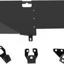MusixiA Fuel Tank Skid Plate for 2007-2018 Jeep Wrangler JK 2-Door - Heavy Duty Steel Off-Road Gas Tank Protector, Rust Resistant, Black