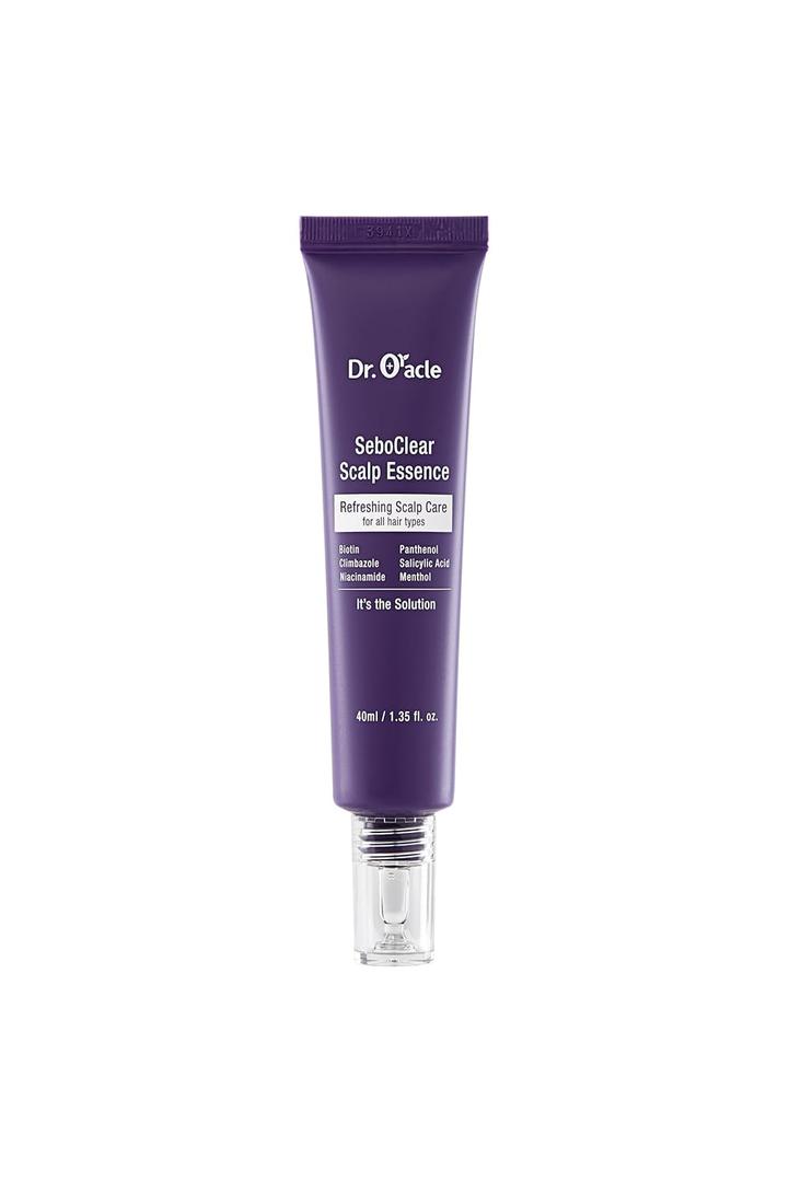 SeboClear Scalp Essence - Refreshing Scalp Care, For All Hair Types. Biotin, Panthenol, Climbazole, Salicylic acid, Niacinamide, Menthol.