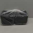 8X8" 3Compartment 50Pack Plastic Clamshell Takeout Food Trays Heavy Duty Togo Disposable Box For Pasta Salad Sandwich Carryout Meal Prep Packaging Catering Hinged Containers With Secure Snap Lid