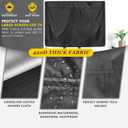 Mobile TV Stand Cover for 45-60 Inch Waterproof Moisture-proof Dust-proof TV Screen Protection Cover