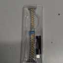 MioHHR Slim Metal Band Compatible with Apple Watch Band 42mm(Series 11 10) 41mm(Series 9 8 7) 40mm(Series 6 5 4 SE3/2/1) 38mm(Series 3 2 1),Stainless Steel iWatch Bands for Women, Silver/Gold