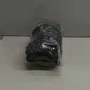 Puffer Lunch Tote Bag for Women, 15.6 Inch Laptop Work Bag with Insulated Lunch Compartment & Large Cup Holder, Lightweight Quilted Puffy Lunch Box Purse for Teacher Nurse Travel Office Daily School (Black)