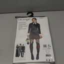 Dreamgirl Women's Friday, black/white, M (M)