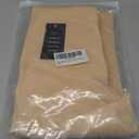 RISSCAN Fleece Lined Tights for Women Opaque Warm Control Top Pantyhose Thermal leggings Stirrup Footed Tights for Winter(220g Nude Thin Fleece Footed,XL)