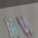 2 PACK Mini Bag Sealer Heat Seal, Handheld Food Sealer Bag Resealer for Food Storage, Portable Smart Heat Sealer Machine with 45 Power Cable for Chip Bags, Plastic Bags, Snack Bags (green+purple)