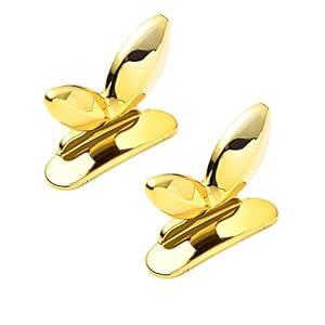 2Pcs Toilet Seat Lifter, Toilet Seat Handle Lifter Toilet Cover Lifter, Avoid Touching The Toilet Lid Lifting Fashionable Toilet Seat Lifter Bathroom Accessories (2Pcs Gold)