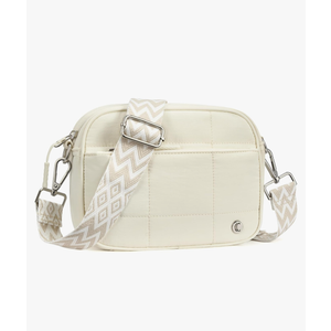 CLUCI Quilted Crossbody Bags for Women Lightweight Puffer Shoulder Bag Travel Purses with Wide Strap