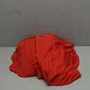 Dailyset 2-Pack Premium Red Spandex Tablecloths for 6ft Rectangle Tables, Stain & Wrinkle-Resistant, Washable Stretch Polyester Fitted Table Cover for Weddings, Banquets, Trade Shows Events