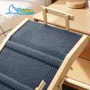 Dog Ramp for Bed with Rails, 64" Long Foldable Pet Ramp for Small Large Dogs, Dog Ramps for High Beds with Safety Side Railng, 6 Adjustable Heights 24" to 30" Up to 220LBS (Gray, 64" X 17inch)