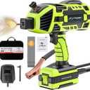 TRQWH Portable Welding Machine 110V ARC Handheld Welder IGBT Inverter Welding Gun Stick Welder 5 Variable Current Adjustment Hand Held Welder Machine, Fit for 1/16"-1/8" Welding Rods (Green)
