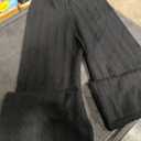 Women's Knit Wide Leg Pants, Cable Pattern, Elastic Waist, Free Size. One Size