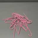 Hicarer 25 Pieces Christmas Plastic Candy Cane 5.9 Inch Christmas Tree Hanging Ornament Decoration Twisted Tree Candy Cane Ornament for Xmas Holiday Party Favor (Pink and White)