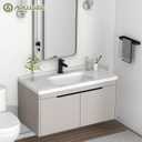APLusee Matte Black Towel Bar, 304 Stainless Steel Towel Rack, Wall Mounted