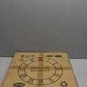 Maxstar Large Wall Clock Silent Bronze Rustic Farmhouse Metal & Wood with Arabic Numeral, Battery Operated Wall Clocks Decorative for Living Room Bedroom Office Home Decor 24inch