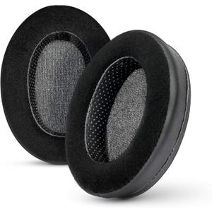 Brainwavz Hybrid Memory Foam Earpad - Black PU/Velour - Suitable for Large Over The Ear Headphones - AKG, HifiMan, ATH, Philips, Fostex