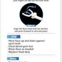 RAZOKO Reusable Dental Flosser Kit, Extra Strong Shred-Resistant Floss, for Hard to Reach Areas, PTFE & PFAS Free (2 White Handles + 240 Refills)