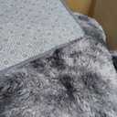 6x9 Ft Large Shag Rugs for Living Room, Tie-Dyed Ultra Soft Fluffy Furry Area Rugs for Bedroom Indoor Floor, Aesthetic Carpet for Kids Home Decor (Dark Grey)