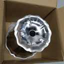 Ice Cream Cups Set of 4 Stainless Steel Dessert Bowls with Pedestal Base, Footed Bowl Lotus Design, Silver Bowls for Ice Cream, Yogurt, Fruit, Sundae