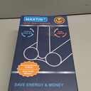 MAXTID Under Door Draft Stopper Cold Air Blocker - Large Doors Seal Gap Bottom of Doors 36" Adjustable 30" 32" 34" Weather Stripping Blocker Interior Front Door Sweep Bedroom Must Have (White)