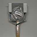 UFECODO Fast Sifting Cat Litter Scoop with Holder Stand, 2 Widths of Slots Stainless Steel Poop Scooper with Ergonomic Wood Handle, Heavy Duty and Easy Clean (0.2&0.4inch gap)