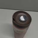 Owala SmoothSip Slider Insulated Stainless Steel Coffee Tumbler, Reusable Iced Coffee Cup, Hot Coffee Travel Mug, BPA Free 20 oz, Cozy Cocoa